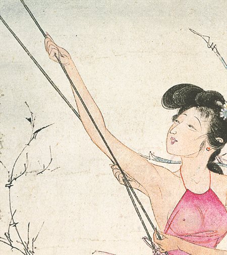 龙川-胡也佛的仕女画和最知名的金瓶梅秘戏图